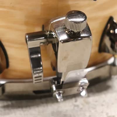 Orange County Drum & Percussion Maple Ash Snare Drum 7 x 13" Natural Gloss image 4