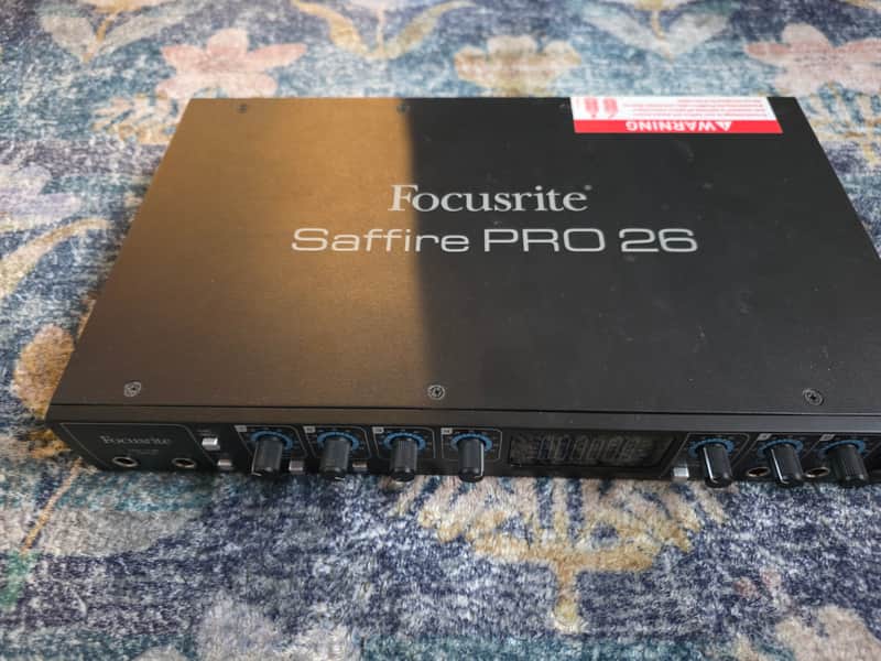 Focusrite Saffire Pro 26 Firewire Audio Interface 2000s - Black