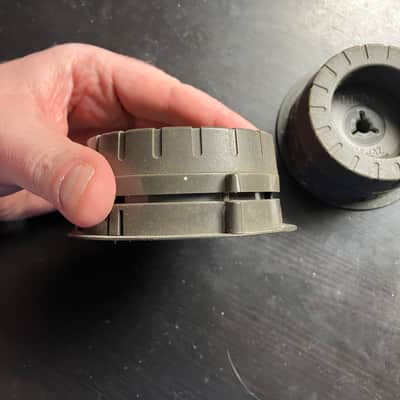 SET OF 2 TEAC TZ- 612 10.5" Large Reel to Reel Hub Adapters TASCAM AKAI PIONEER REVOX image 2