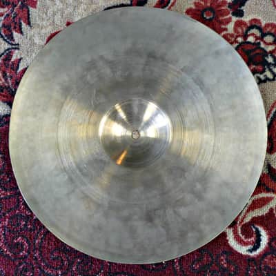 Matched Pair Vintage 30's Zildjian Trans Stamp 14" Paper Thin Avedis Zildjian Hi Hat Cymbals - 746 / 752 Grams - PV Music Drum Shop Inspected and Tested - Play / Sound / Look Great image 4