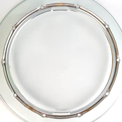 Slingerland 14" 10-Lug Resonant Snare Drum Stick-Saver Rim/Hoop Buddy Rich/Super image 9