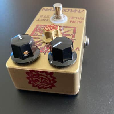 Analogman Sun Face Red Dot NKT-275 Germanium Fuzz with Sun Dial 2002 - 2015 Gold image 3