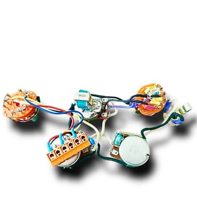 SG ( Gibson or Epiphone ) 3 Pickup Solderless Harness for 6 way Switch, 6 way Varitone, Bass Contour image 1