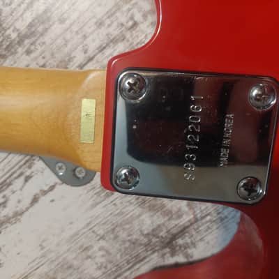Epiphone T-310 Telecaster Fiesta Red MIK Korea Samick Explorer Headstock Upgraded Locking Tuners image 11