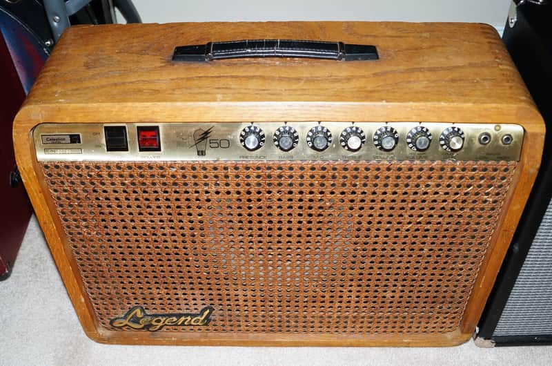 Legend Rock'n'Roll 50 Series 2 50W 1979 Brown Basket Wicker Weave Boogie Clone image 1