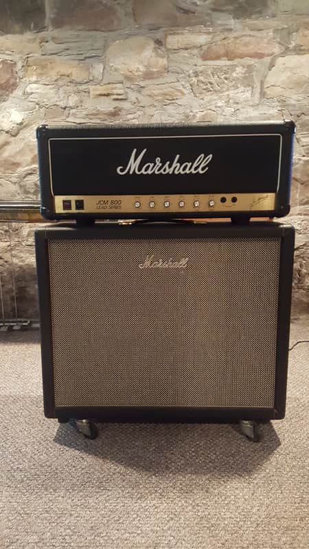Marshall JCM 800 2203 100 Watt 1989 & 2X12 Reinhardt Cab image 1