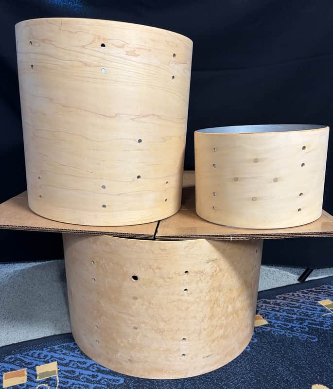 Gretsch Vintage Shell Pack Late 50's and 70's - Unfinished Natural Maple image 1