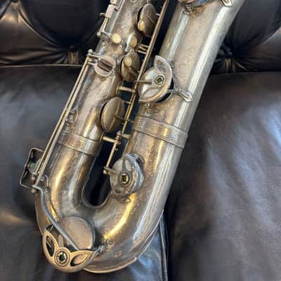 Saxophone Baritone Selmer Balanced Action 1937 - Silver image 4