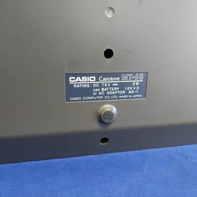 Vintage Casio Casiotone MT-68 49-Key Synthesizer Keyboard with Power Supply/Case image 3