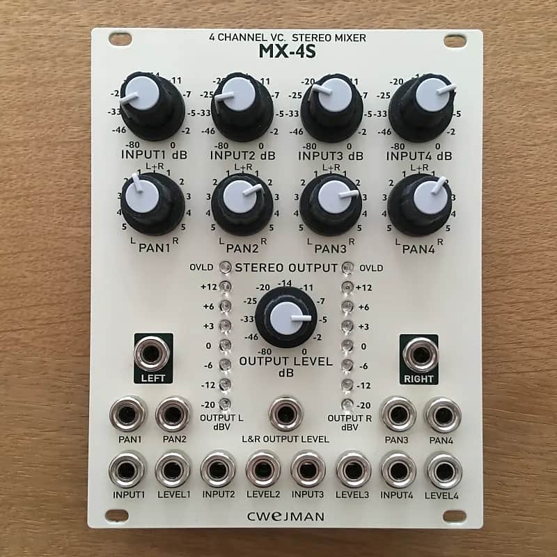 Cwejman MX-4S 4 Channel VC Stereo Mixer image 3