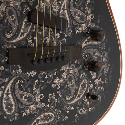 Fender Limited Edition Acoustasonic Telecaster Black Paisley 2021 (Pre-owned) image 6