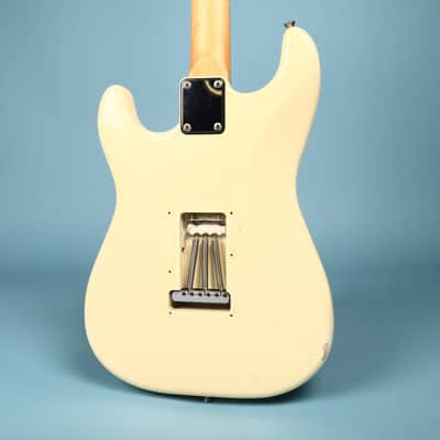 1986 Squier White Japan Stratocaster Electric Guitar image 14