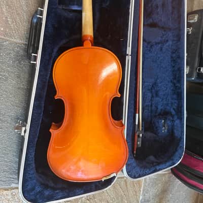 15" viola with case and bow. Made in Romania image 6