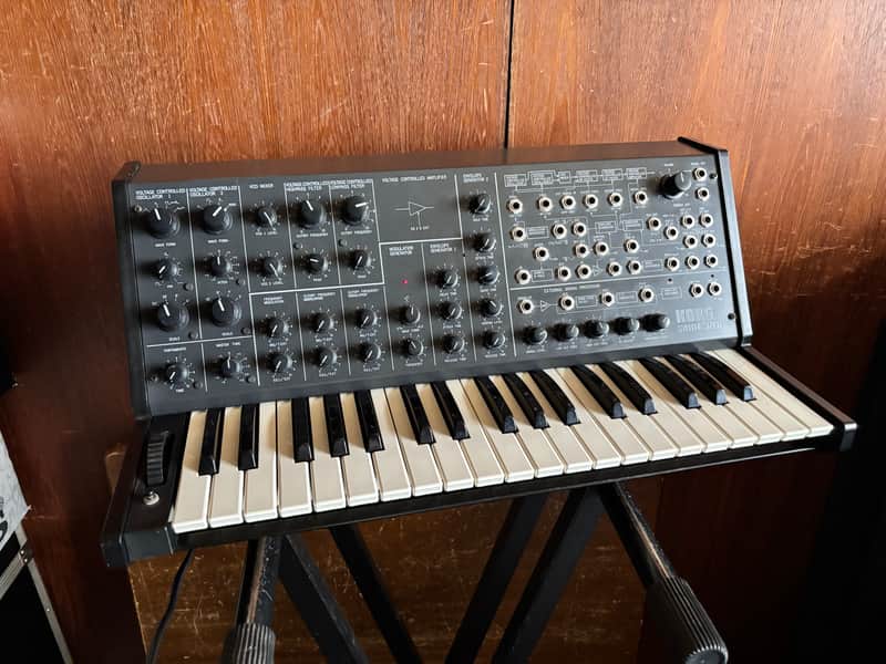 Korg MS-20 Original Analog Mono Synth early model KORG35 w/ patch cables image 1