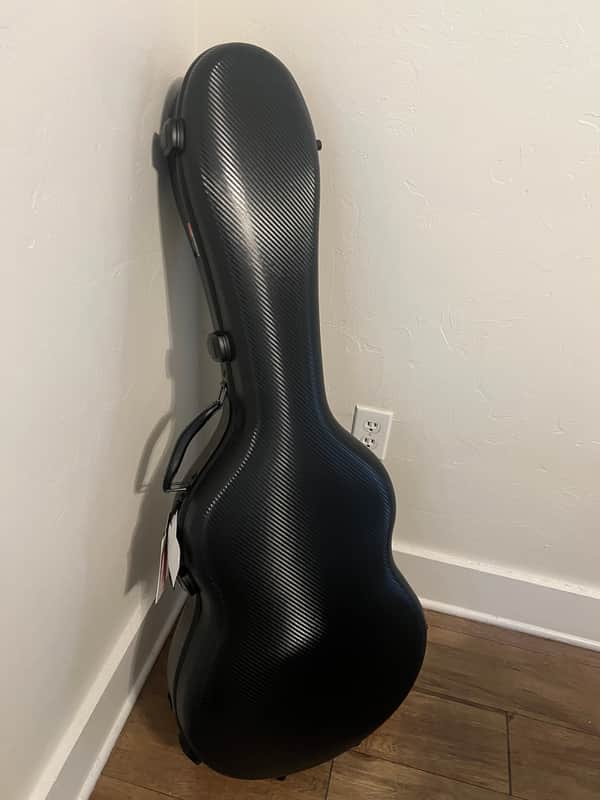Crossrock Air 4/4 Classical Guitar Flight Case, 100% Carbon Fiber Hard Shell with Backpack and Protective Cover image 1