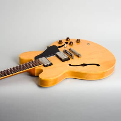 Gibson ES-335 DOT Semi-Hollow Body Electric Guitar (1987), ser. #80747601, black hard shell case. image 7