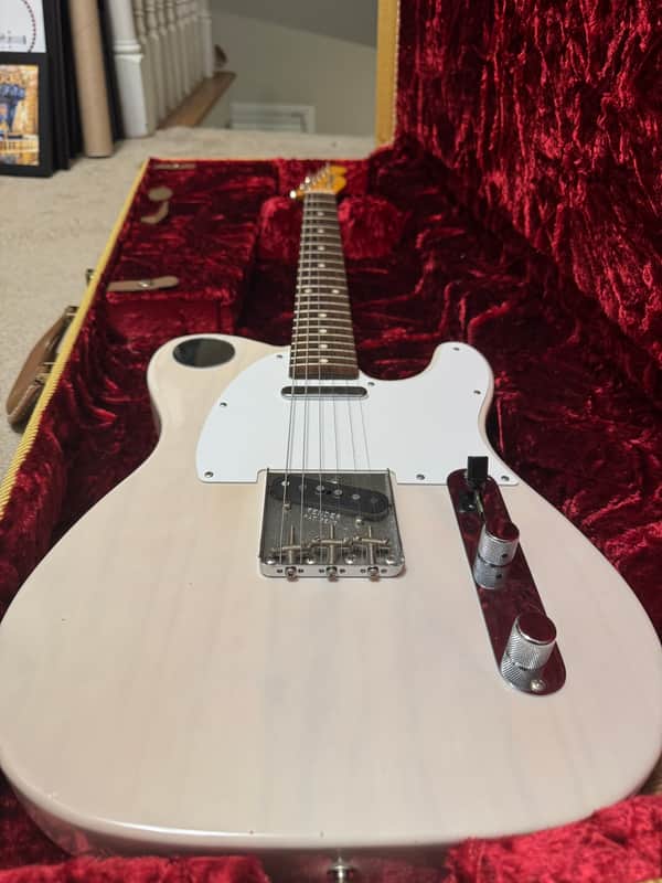Fender Artist Series Jimmy Page Mirror Telecaster with Rosewood Fretboard 2019 - White Blonde