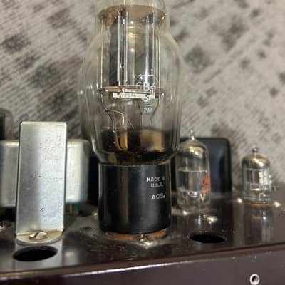 E.F. Johnson Viking 250-33 10 watt vintage tube amplifier project PP triode 6B4G image 20