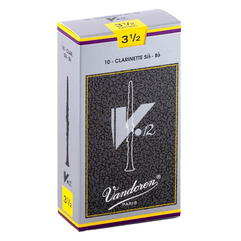 Vandoren CR1935 V12 Bb Clarinet Reeds - Strength 3.5 (Box of 10) image 1