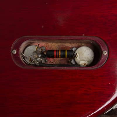 Gibson Les Paul Junior Solid Body Electric Guitar (1960), ser. #0-7205, brown tolex hard shell case. image 12