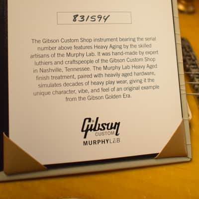 Gibson Murphy Lab 1958 Les Paul Standard Lemon Burst Heavy Aged image 24