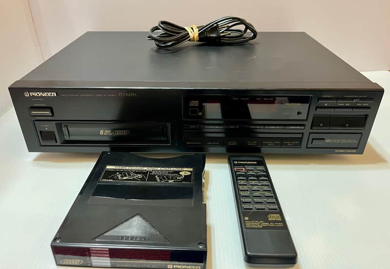 Pioneer PD-M551 6-Disc Multi-Play 1992 - Black