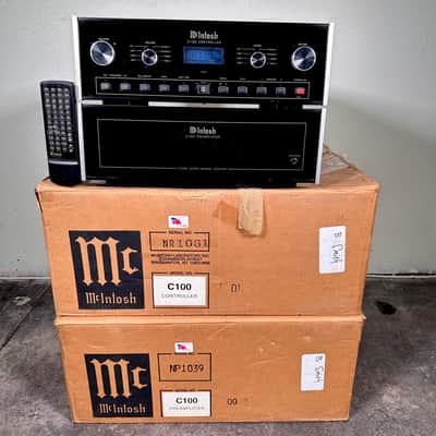 McIntosh C100 Preamplifier & C100 Controller Dual Chassis image 1