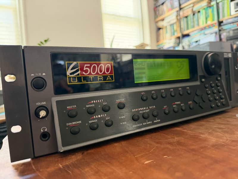 E-MU Systems E5000 Ultra Rack mount 64-Voice Polyphonic Sampler - with 128GB ZuluSCSI USB-C 2026, 128GB Internal SSD, 128MB Sound Memory (1999) image 1
