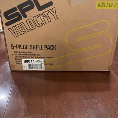 Spl-Sound Percussion Labs Velocity drum set - Ruby sequin image 12