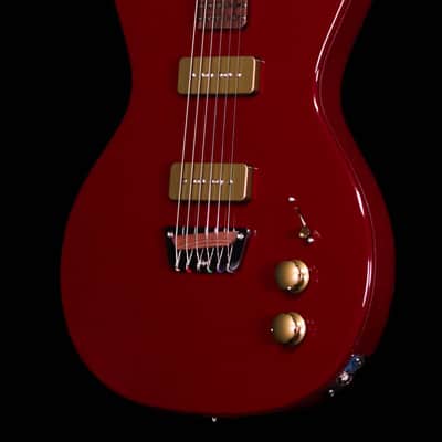 Danelectro Dan O. Mano Electric Guitar, Maroon image 2