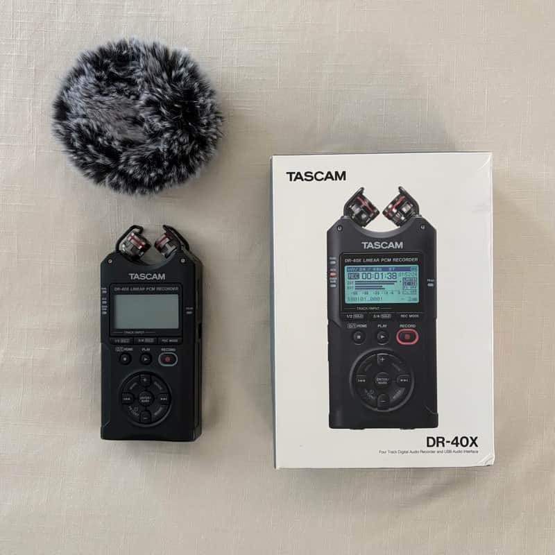 TASCAM DR-40X 4-Channel Portable Digital Recorder 2019 - 2020 - Black