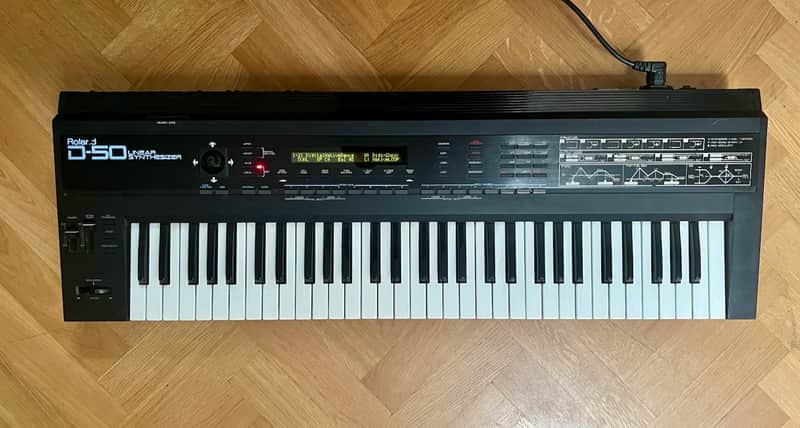 Roland D-50 LA Synthesis Classic 80's Synthesizer + PG-1000 Programmer image 1