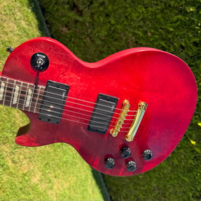 Gibson Les Paul Junior LPJ EMG upgrade gloss headstock upgrade left handed lefty image 3
