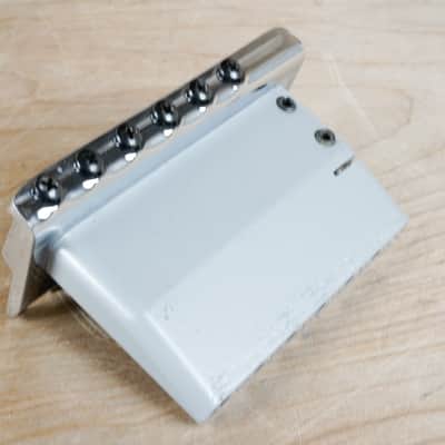 Fender American Deluxe Stratocaster Bridge 2006 2-Point Tremolo with Block Saddles USA w/ Springs, Claw, Posts, Screws image 5