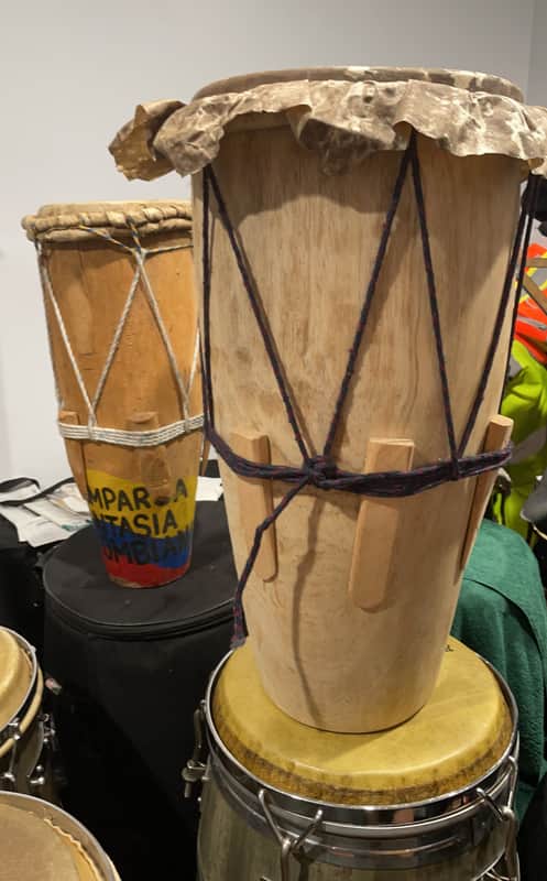 Colombia folkloric cumbia drums Colombian made image 1