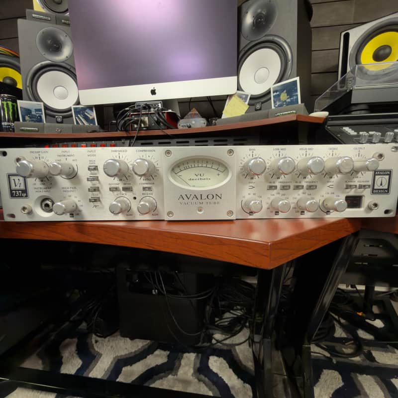 Avalon VT-737sp Tube Channel Strip 2010s Silver image 1