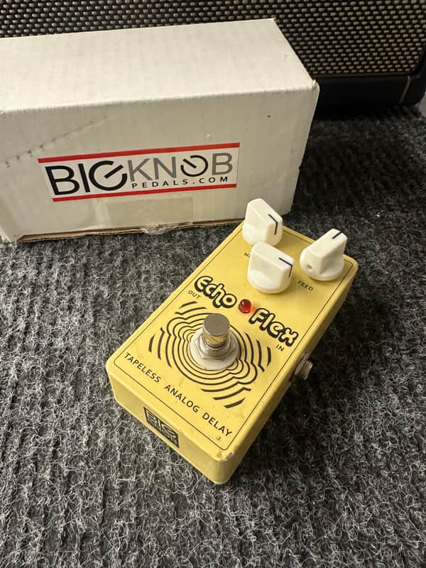Big Knob Pedals Echo Flex Delay 2010s - White image 1