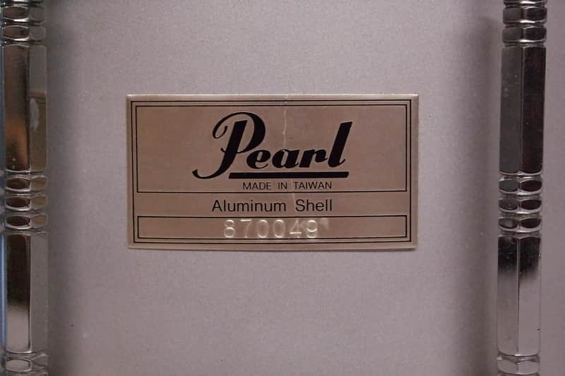 Pearl AL-814D Free-Floating Aluminum 14x6.5" Snare Drum (1st Gen) 1990 - 1991 image 3