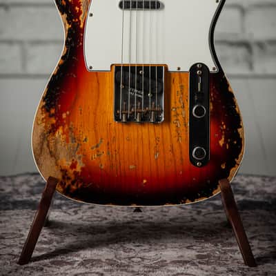 Fender Customer Shop ’60 Telecaster Custom Super Heavy Relic - 3 Tone Sunburst image 2