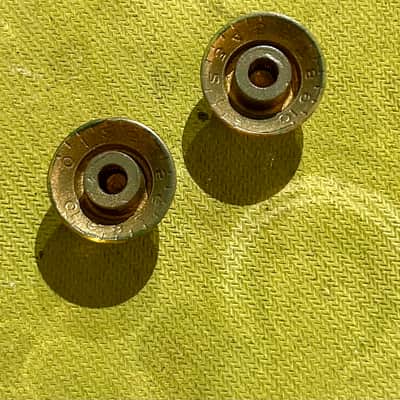 Gibson Bonnet Top Hat Knobs late 1950s - Gold - Set of 2 image 2