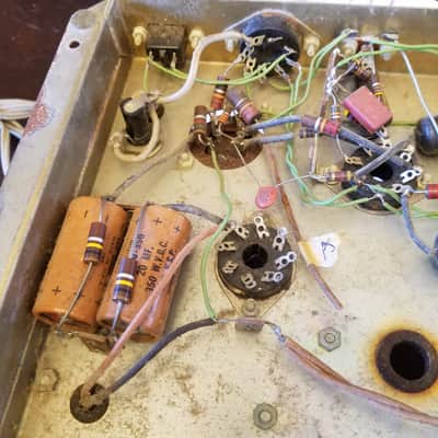 Heathkit INCOMPLETE W4-AM Tube Mono 5881 Power Amplifier Williamson 1957 - Gold Steel Paint image 8