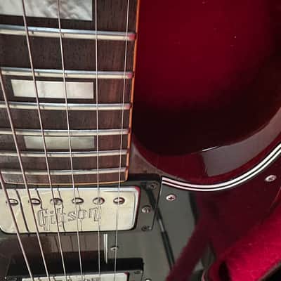 Vintage  Gibson  SG Standard  1972 All Original Heritage Cherry Rare Embossed  Pickups image 6