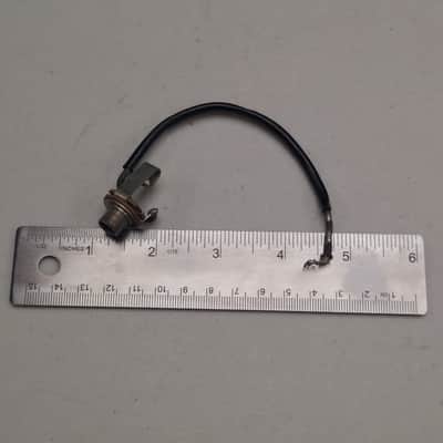 1960's Gibson SG Input Jack - Original Wire and Insulator (E-222) image 2
