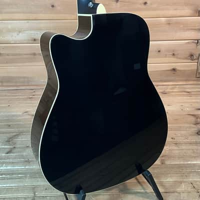 Yamaha FGC-TA TransAcoustic Acoustic Guitar - Black image 4