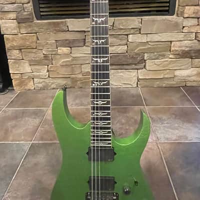 2006 Ibanez j.custom - Ultra Rare "Lizard Skin Candy Pearl Green" (Near Mint) image 5