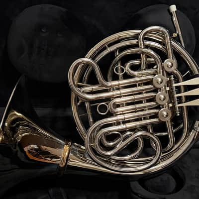Holton H279 Farkas Professional Model Double French Horn with Detachable Bell 2010s - Clear-Lacquered Brass image 2