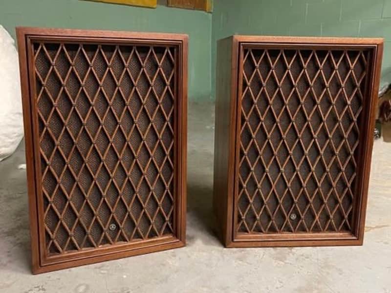 Pair of PIONEER CS-55 Floor Speakers in Walnut, 1960s