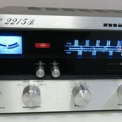 MARANTZ 2215B STEREO RECEIVER WORKS PERFECT SERVICED FULLY RECAPPED A+ CONDITION image 5