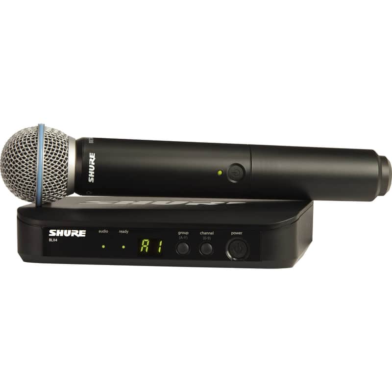 Shure BLX24/SM58-H11  Wireless Microphone System with SM58 Handheld Vocal Microphone image 1