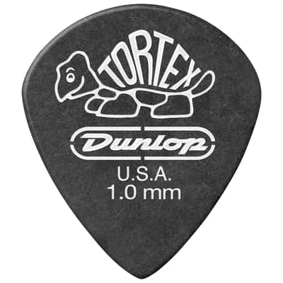 482P100 Tortex Pitch Black Jazz III 1,00 mm Sachet de 12 Dunlop image 2